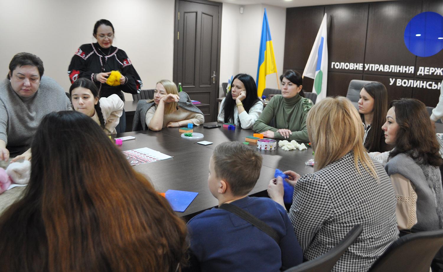 Майстер - клас  у податковій: відроджуємо традиції давньої та корисної техніки валяння. Фото № 2/1