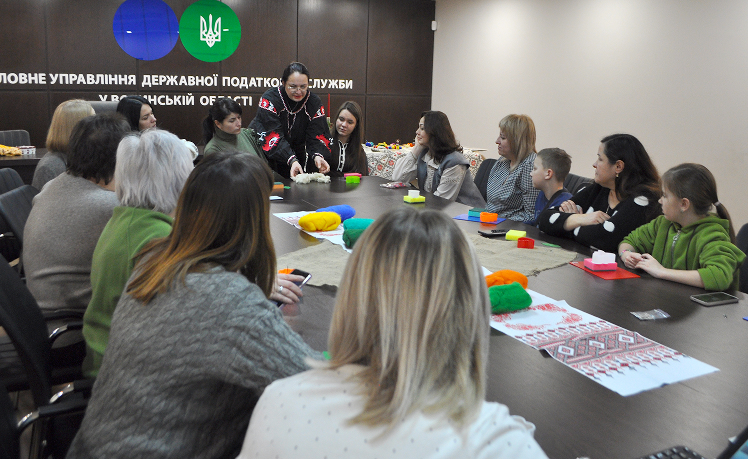 Майстер - клас  у податковій: відроджуємо традиції давньої та корисної техніки валяння. Фото № 4/3