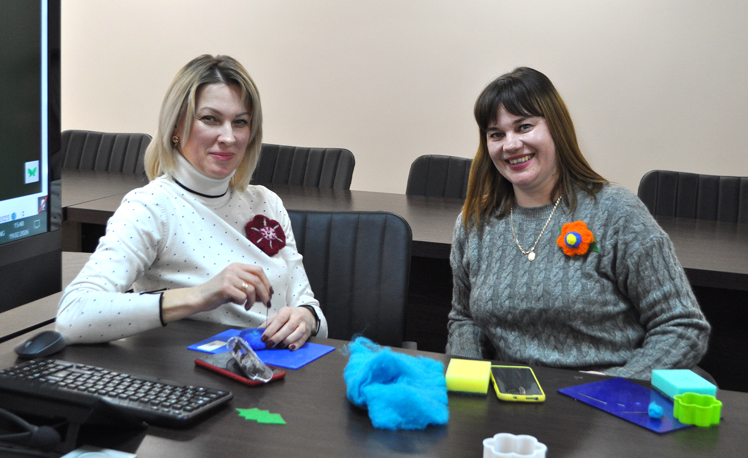 Майстер - клас  у податковій: відроджуємо традиції давньої та корисної техніки валяння. Фото № 6/5